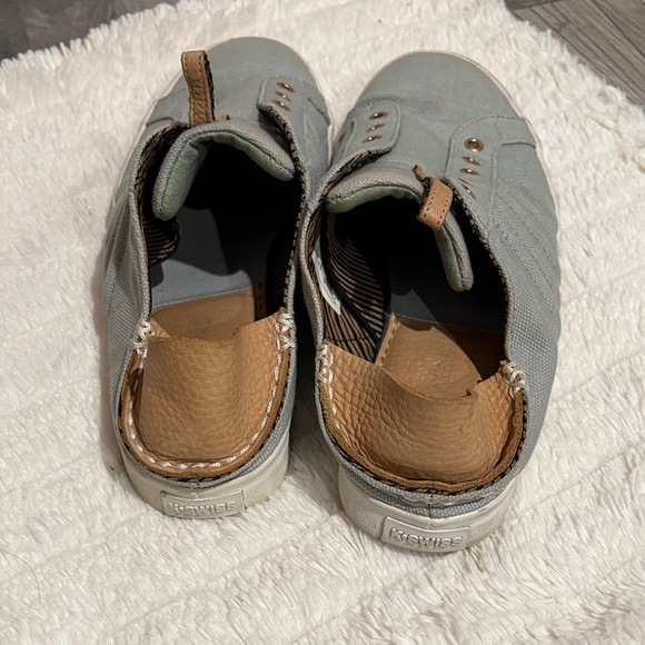 Billy Reid collab w/K-Swiss Gray and Tan Slip-On Shoes - Picture 4 of 6